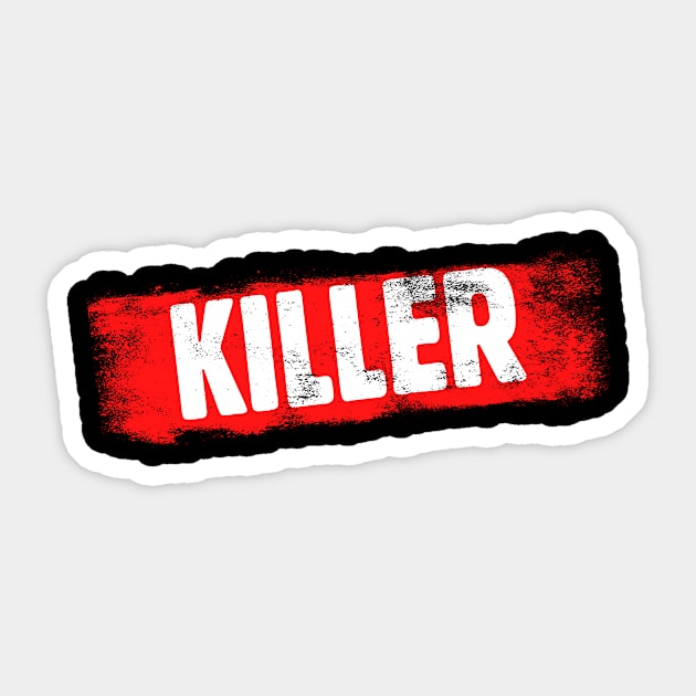 KILLER Sticker by TONYSTUFF